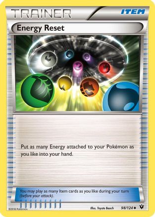 Energy Reset - 98/124 - Uncommon - Reverse Holo