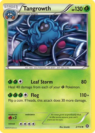 Tangrowth - 2/114 - Uncommon - Reverse Holo