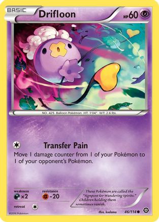 Drifloon - 46/114 - Common - Reverse Holo