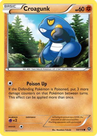 Croagunk - 58/114 - Common