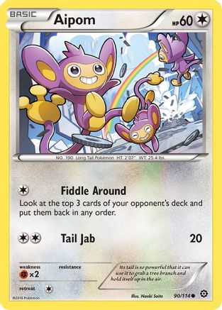 Aipom - 90/114 - Common - Reverse Holo