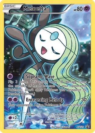 Meloetta XY120  - Holofoil XY Promos - Promo