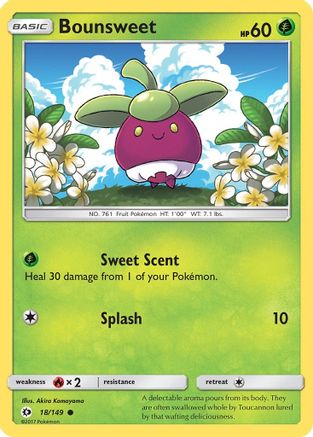 Bounsweet (018/149) Reverse Holofoil - Common