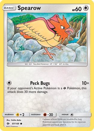 Spearow (097/149) Reverse Holofoil - Common