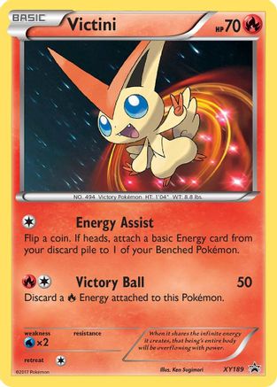 Victini XY189 - Holofoil XY Promos - Promo