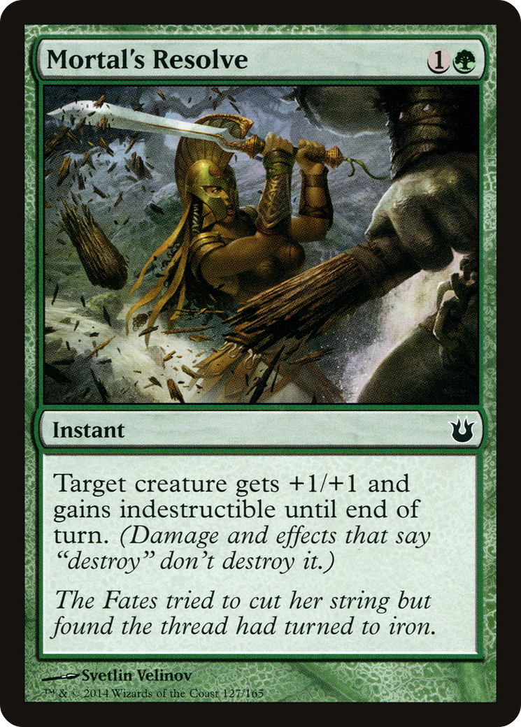 Mortal's Resolve (BNG-127) Foil