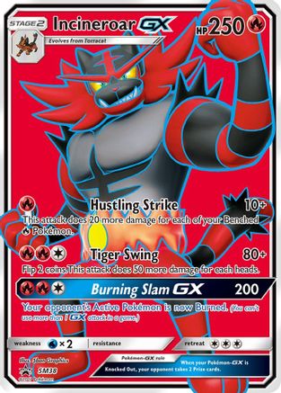 Incineroar GX SM38  - Holofoil SM Promos - Promo