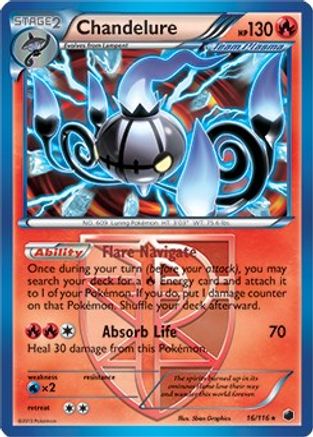 Chandelure (BW Plasma Freeze) - 16/116 - Rare