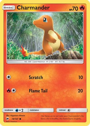 Charmander - 18/147 - Common - Reverse Holo
