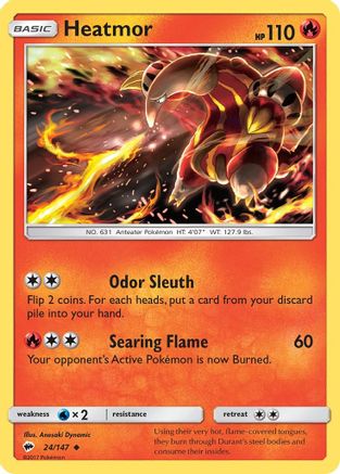 Heatmor 024 SM Burning Shadows - Uncommon