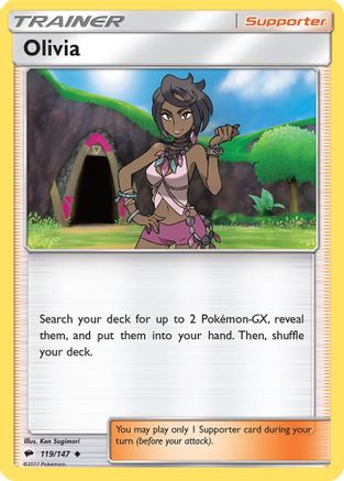 Olivia 119 SM Burning Shadows - Uncommon