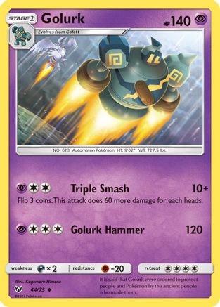 Golurk - 44/73 - Uncommon - Reverse Holo