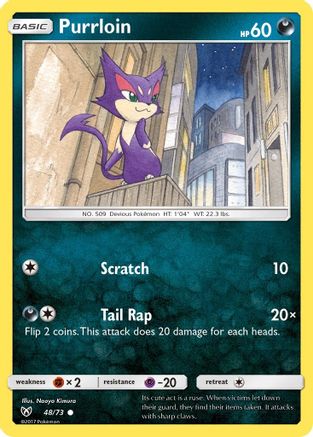 Purrloin - 48/73 - Common - Reverse Holo