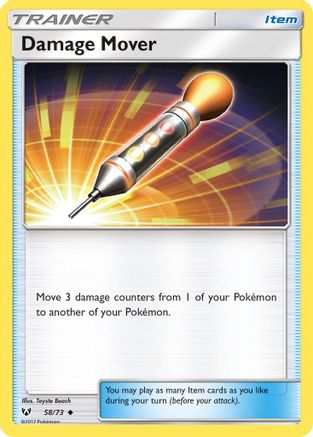 Damage Mover - 58/73 - Uncommon - Reverse Holo