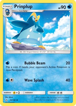 Prinplup - 33/156 - Uncommon - Reverse Holo
