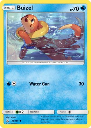 Buizel - 35/156 - Common - Reverse Holo
