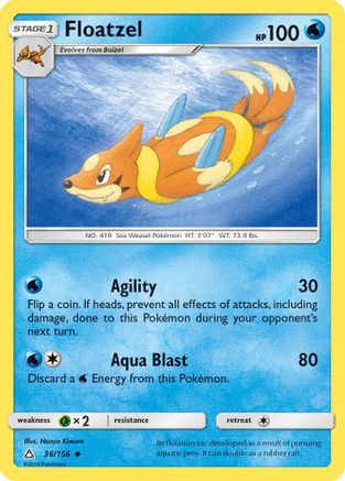 Floatzel - 36/156 - Uncommon