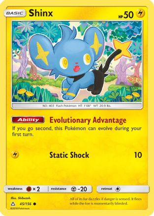 Shinx (45) - 45/156 - Common - Reverse Holo
