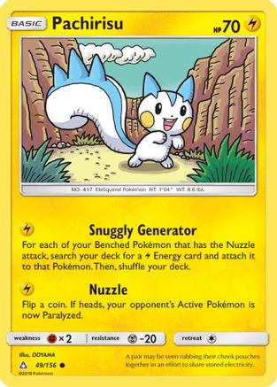 Pachirisu - 49/156 - Common - Reverse Holo