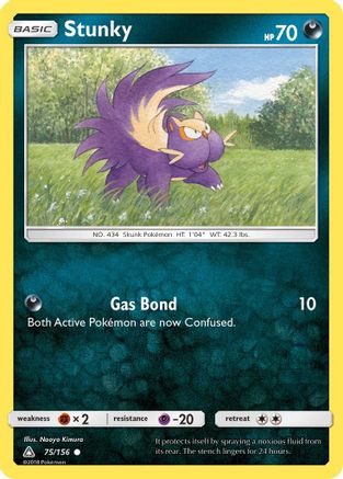 Stunky - 75/156 - Common - Reverse Holo