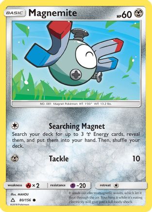 Magnemite (80) - 80/156 - Common - Reverse Holo