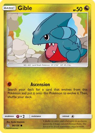 Gible (96) - 96/156 - Common - Reverse Holo