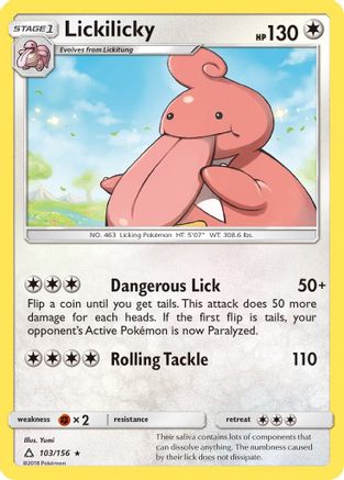 Lickilicky - 103/156 - Rare