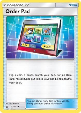 Order Pad - 131/156 - Uncommon - Reverse Holo