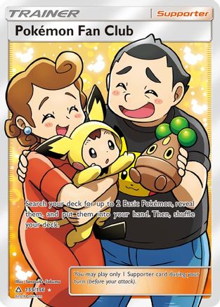 Pokemon Fan Club (Full Art) 155 - Holofoil SM Ultra Prism - Ultra Rare