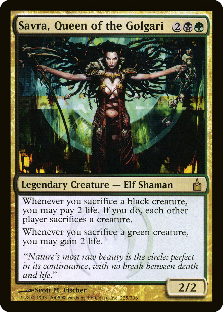 Savra, Queen of the Golgari (RAV-225)