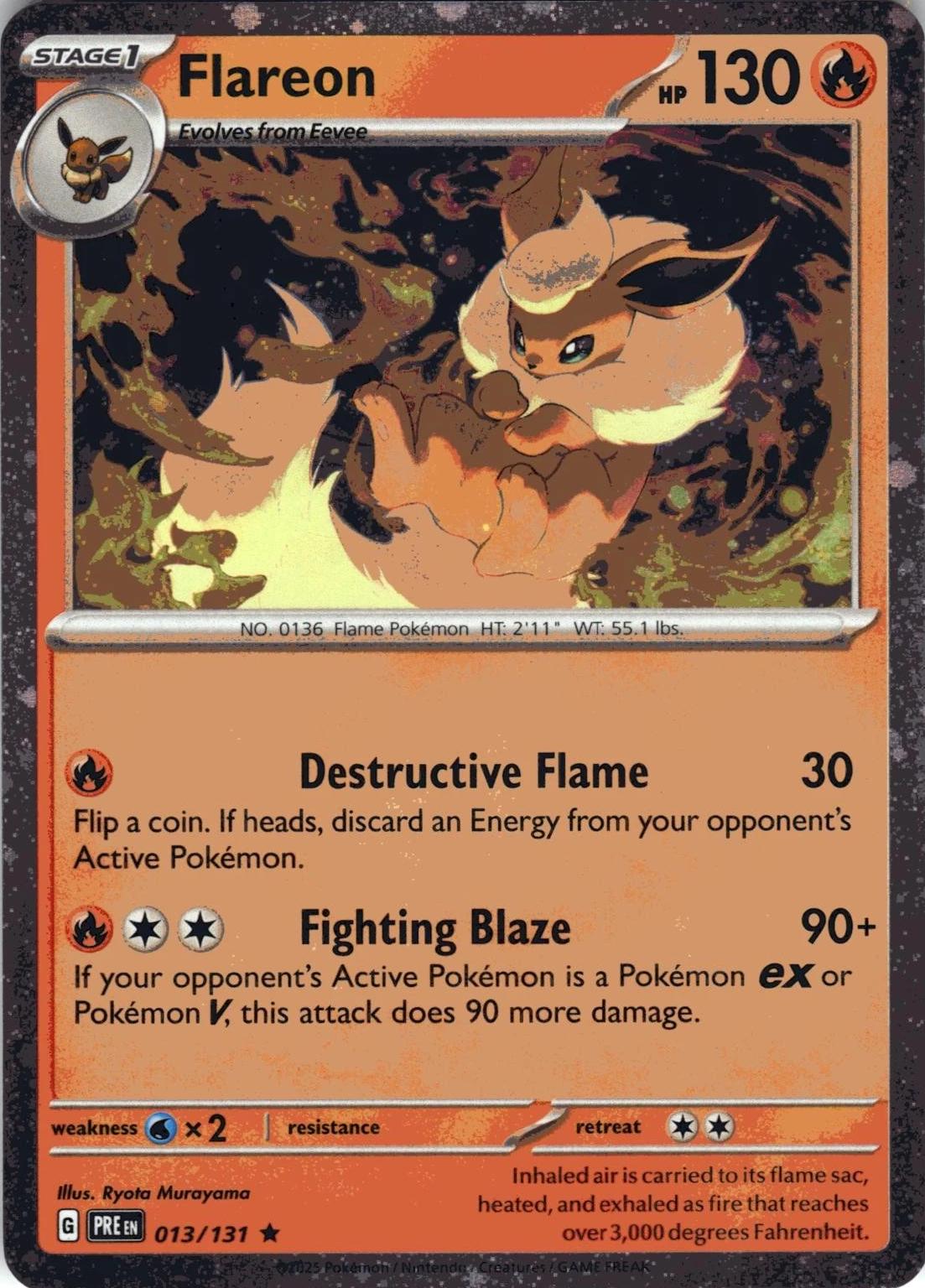 Flareon (Cosmos Holo) 013/131 - Promo