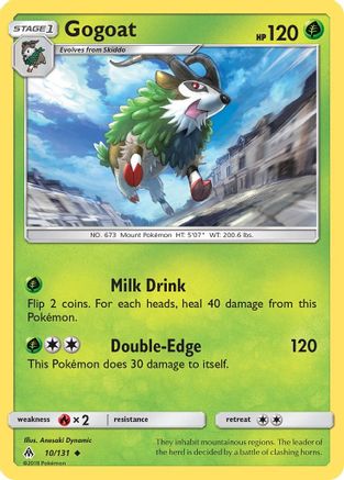 Gogoat - 10/131 - Uncommon - Reverse Holo
