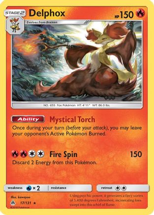 Delphox - 17/131 - Holo Rare