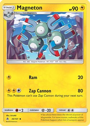 Magneton - 35/131 - Uncommon - Reverse Holo