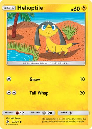 Helioptile - 37/131 - Common - Reverse Holo