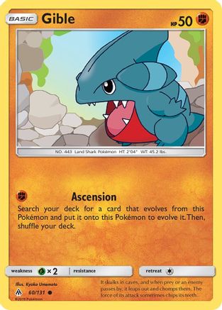 Gible - 60/131 - Common - Reverse Holo
