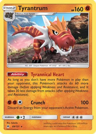 Tyrantrum - 69/131 - Holo Rare