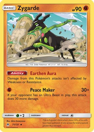 Zygarde (71) - 71/131 - Uncommon - Reverse Holo