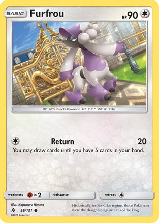 Furfrou - 99/131 - Common - Reverse Holo