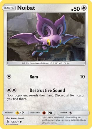 Noibat - 100/131 - Common - Reverse Holo