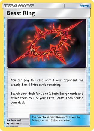 Beast Ring - 102/131 - Rare - Reverse Holo