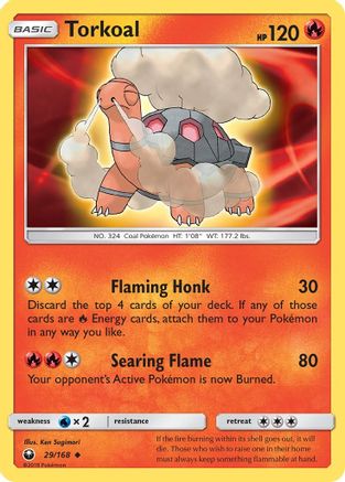 Torkoal - 29/168 - Uncommon