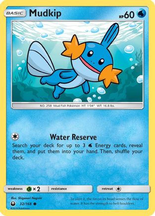 Mudkip (32) - 32/168 - Common