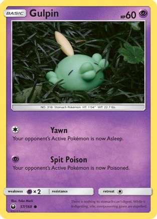 Gulpin - 57/168 - Common