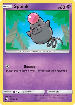 Spoink - 59/168 - Common - Reverse Holo