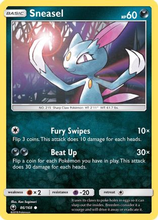 Sneasel - 86/168 - Common