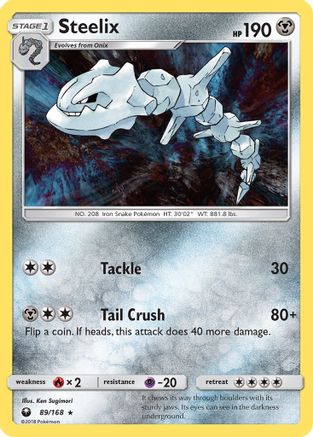 Steelix - 89/168 - Holo Rare - Reverse Holo