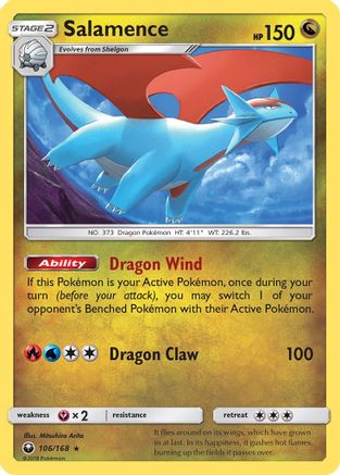 Salamence - 106/168 - Holo Rare
