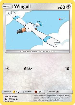 Wingull - 111/168 - Common - Reverse Holo