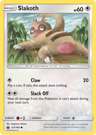 Slakoth - 113/168 - Common